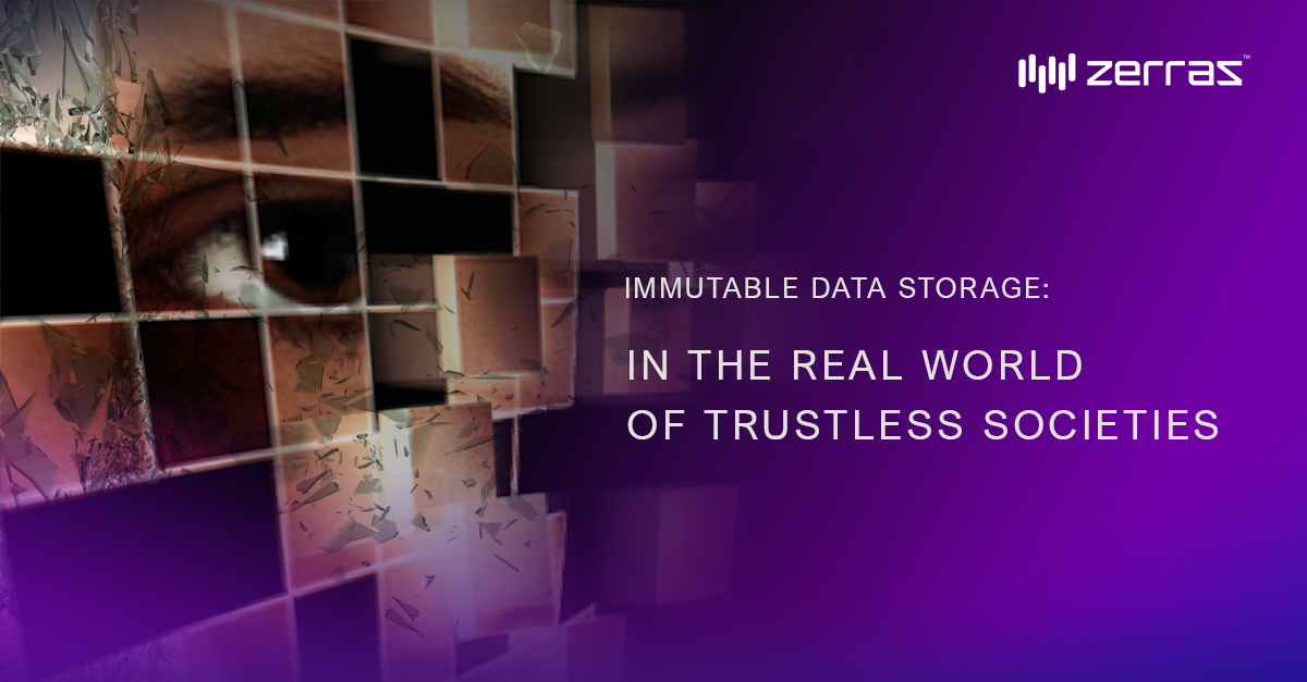 Featured image for “immutable data storage: in the real world of trustless societies”