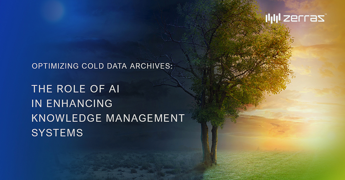 Featured image for “Optimizing cold data archives:  The role of AI in enhancing knowledge management systems”